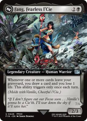 Fang, Fearless l'Cie (Extended Art) card from FINAL FANTASY