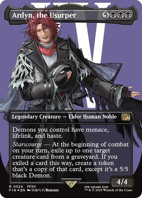 Ardyn, the Usurper (0524) (Borderless) (Surge Foil) card from FINAL FANTASY