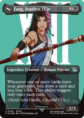 Fang, Fearless l'Cie (Borderless) (Surge Foil) card from FINAL FANTASY