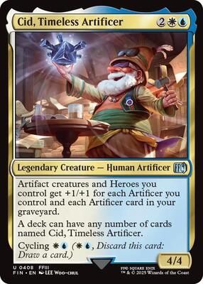 Cid, Timeless Artificer (0408) card from FINAL FANTASY