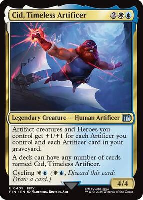 Cid, Timeless Artificer (0409) card from FINAL FANTASY