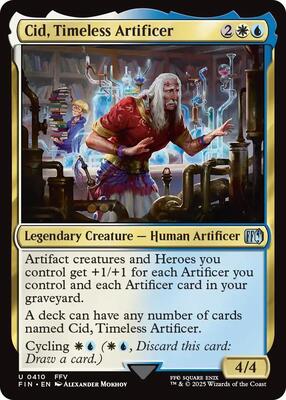 Cid, Timeless Artificer (0410) card from FINAL FANTASY