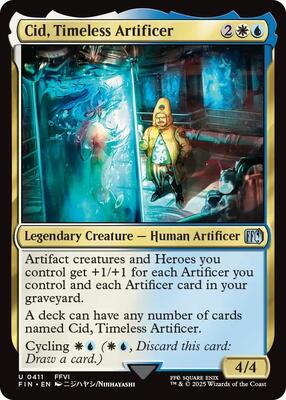 Cid, Timeless Artificer (0411) card from FINAL FANTASY