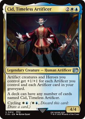Cid, Timeless Artificer (0414) card from FINAL FANTASY