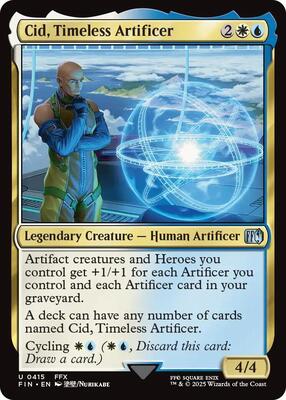 Cid, Timeless Artificer (0415) card from FINAL FANTASY
