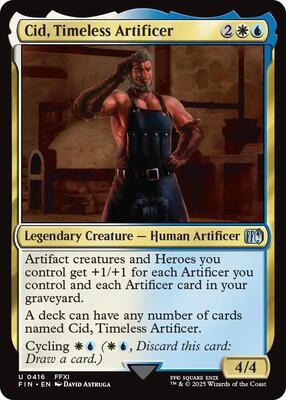 Cid, Timeless Artificer (0416) card from FINAL FANTASY