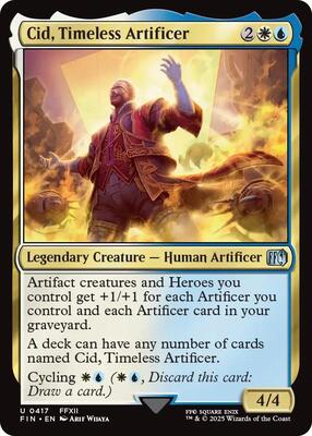 Cid, Timeless Artificer (0417) card from FINAL FANTASY