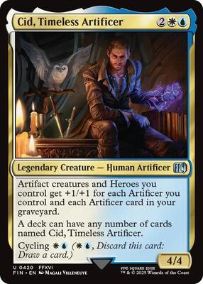 Cid, Timeless Artificer (0420) card from FINAL FANTASY