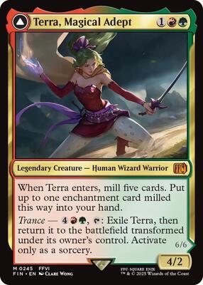 Terra, Magical Adept card from FINAL FANTASY