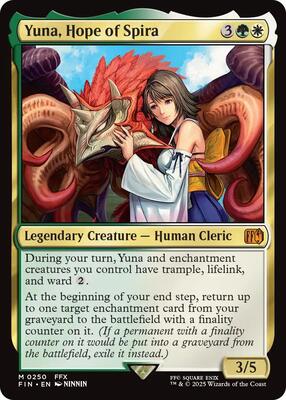 Yuna, Hope of Spira card from FINAL FANTASY