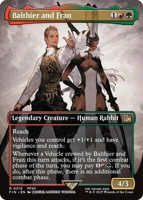 Balthier and Fran (0319) (Borderless) card from FINAL FANTASY
