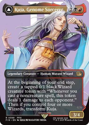 Kuja, Genome Sorcerer (Borderless) card from FINAL FANTASY