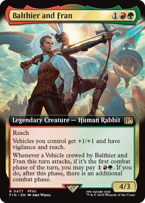 Balthier and Fran (Extended Art) card from FINAL FANTASY