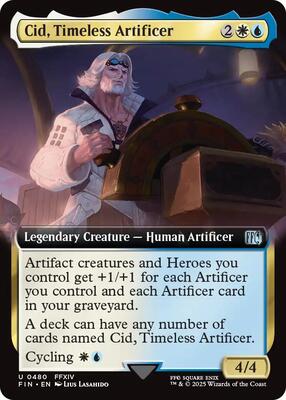 Cid, Timeless Artificer (Extended Art) card from FINAL FANTASY