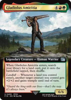 Gladiolus Amicitia (Extended Art) card from FINAL FANTASY