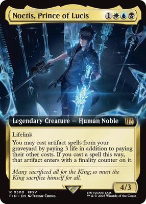 Noctis, Prince of Lucis (Extended Art) card from FINAL FANTASY