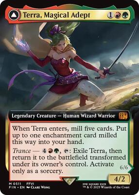 Terra, Magical Adept (Extended Art) card from FINAL FANTASY