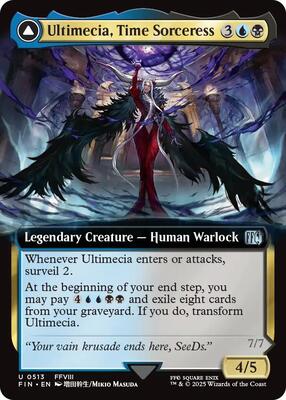 Ultimecia, Time Sorceress (Extended Art) card from FINAL FANTASY
