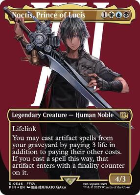 Noctis, Prince of Lucis (Borderless) (Surge Foil) card from FINAL FANTASY