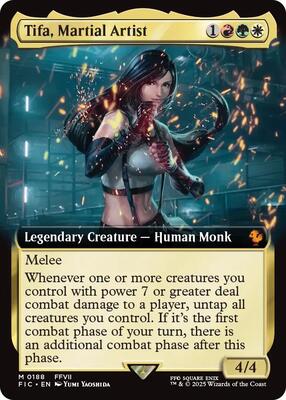 Tifa, Martial Artist (Extended Art) card from Commander: FINAL FANTASY