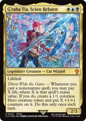 G'raha Tia, Scion Reborn (Surge Foil) card from Commander: FINAL FANTASY