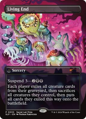 Living End card from Secret Lair Showdown