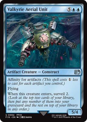 Valkyrie Aerial Unit card from FINAL FANTASY