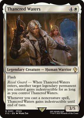 Thancred Waters card from Commander: FINAL FANTASY