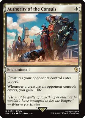 Authority of the Consuls card from Commander: FINAL FANTASY