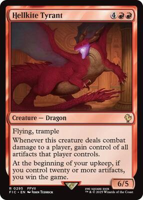 Hellkite Tyrant card from Commander: FINAL FANTASY