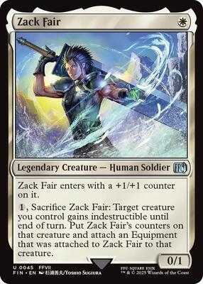 Zack Fair card from FINAL FANTASY