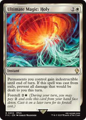 Ultimate Magic: Holy card from Commander: FINAL FANTASY