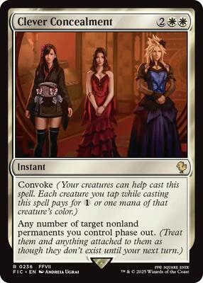 Clever Concealment card from Commander: FINAL FANTASY