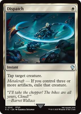Dispatch card from Commander: FINAL FANTASY