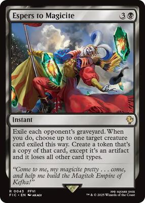 Espers to Magicite card from Commander: FINAL FANTASY