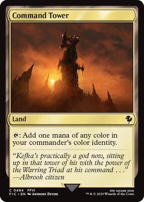Command Tower (0484) card from Commander: FINAL FANTASY