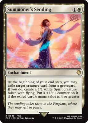 Summoner's Sending card from Commander: FINAL FANTASY