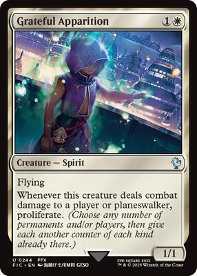 Grateful Apparition card from Commander: FINAL FANTASY