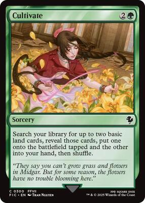 Cultivate card from Commander: FINAL FANTASY