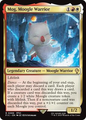Mog, Moogle Warrior card from Commander: FINAL FANTASY