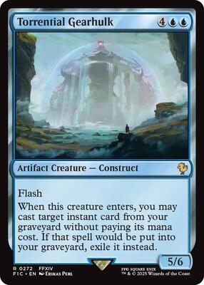 Torrential Gearhulk card from Commander: FINAL FANTASY