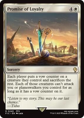 Promise of Loyalty card from Commander: FINAL FANTASY