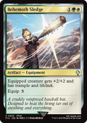Behemoth Sledge card from Commander: FINAL FANTASY