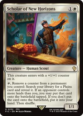 Scholar of New Horizons card from Commander: FINAL FANTASY