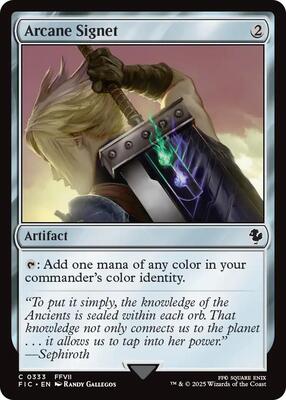 Arcane Signet (0333) card from Commander: FINAL FANTASY