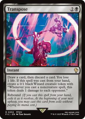 Transpose card from Commander: FINAL FANTASY
