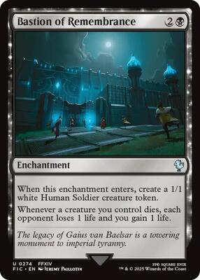 Bastion of Remembrance card from Commander: FINAL FANTASY