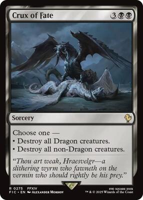 Crux of Fate card from Commander: FINAL FANTASY