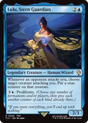 Lulu, Stern Guardian card from Commander: FINAL FANTASY