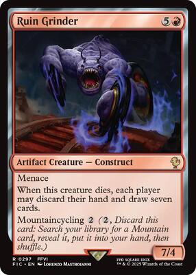 Ruin Grinder card from Commander: FINAL FANTASY